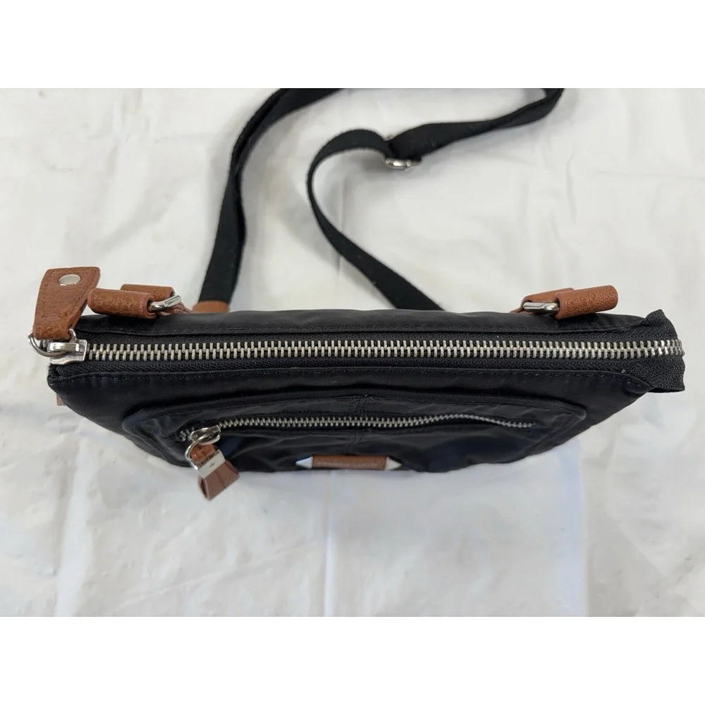 Franco Sarto Berlin East West Black Cross Body Bag